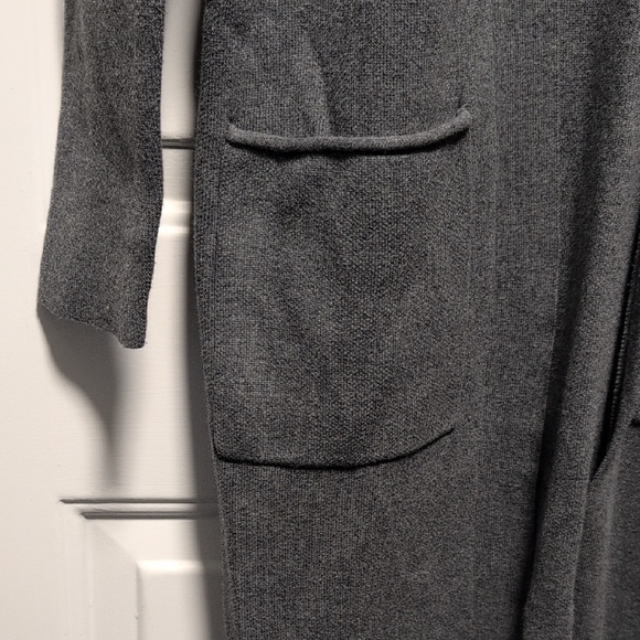 Joe Fresh Dark Gray Long Cardigan - Picture 3 of 9